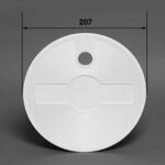 Couvercle de cadre à sceller, les 2 blanc