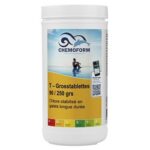 Chlore lent stabilisé galets de 90/250 gr boîte de 1 kg