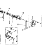 Sandow d'enrouleur ancien modèle