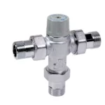 Mitigeur thermostatique CALEFFI 1/2 30-50°C avec filtres et clapets NF