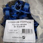 Lires de fixation tube chauffage sol